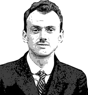 Monochrome Man Portrait