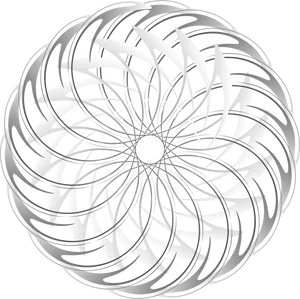 Monochrome Optical Illusion Sphere