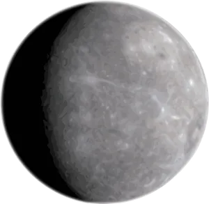 Monochrome Planet Texture PNG image