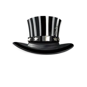 Monochrome Top Hat Graphic Png Jyc47 PNG image