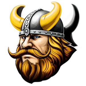 Monochrome Vikings Logo Png Bgt PNG image