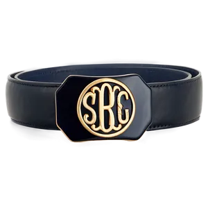 Monogram Belt Buckle PNG Vdv