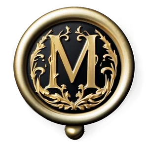 Monogram Wax Seal Png 06132024 PNG image