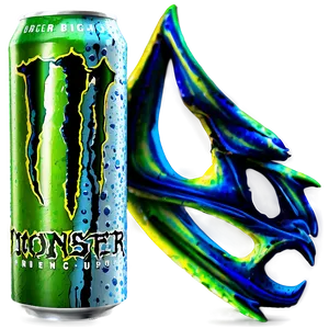 Monster Energy Drink Abstract Art Png 06202024 PNG image