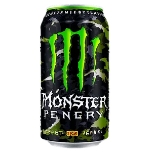 Monster Energy Drink Camouflage Edition PNG Fxm