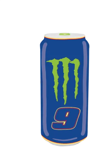 Monster Energy Drink Can Illustration PNG