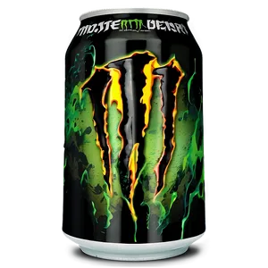 Monster Energy Drink Fiery Theme PNG Gaq