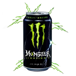 Monster Energy Drink Lightning Effect PNG Bcm55 PNG