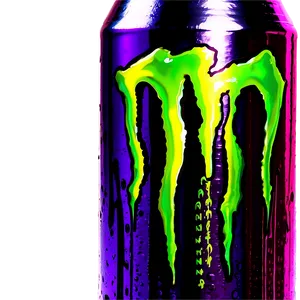 Monster Energy Drink Vibrant Background PNG 06202024