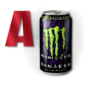 Monster Energy Drink Vintage Advertisement Png Uim PNG image