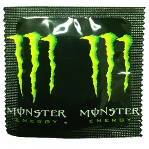 Monster Energy Logo Black Green PNG