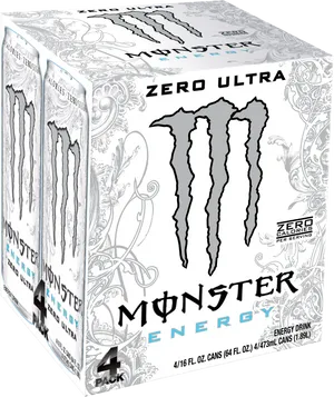 Monster Energy Zero Ultra4 Pack PNG