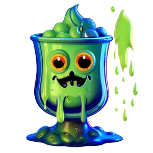 Monster Slime Halloween Png Sse PNG image