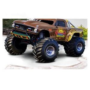 Monster Truck Adventure Png Yyb PNG image