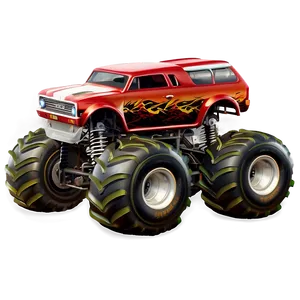 Monster Truck Glory PNG 05242024