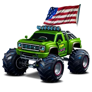 Monster Truck Hero PNG Oij38