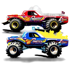 Monster Truck Invasion PNG 97