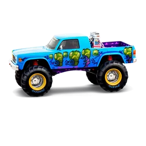 Monster Truck Invasion PNG Frv
