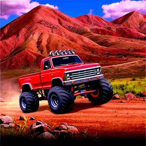 Monster Truck Journey PNG 8