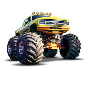 Monster Truck Mayhem PNG 05242024