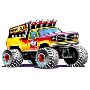 Monster Truck Power Png Dwn PNG image