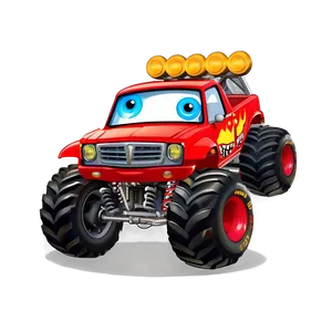 Monster Truck Smash PNG 05242024