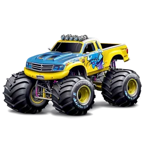 Monster Truck Storm PNG 05242024