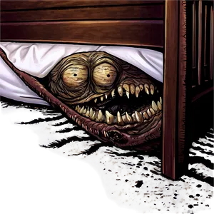 Monster Under The Bed PNG 05232024