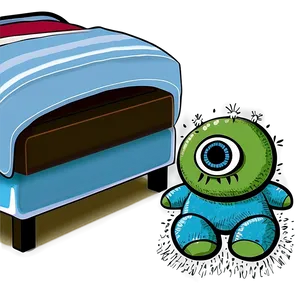 Monster Under The Bed PNG Lyn81
