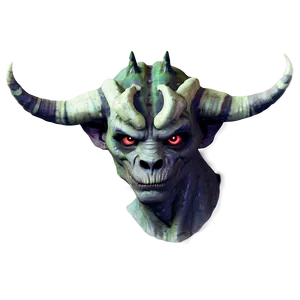 Monster With Horns PNG 05232024
