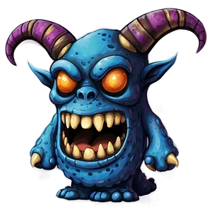 Monster With Horns PNG 28