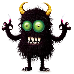 Monster With Horns PNG 82