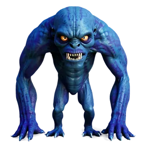 Monster With Multiple Heads PNG 05232024