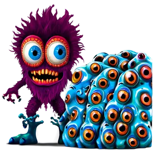 Monster With Multiple Heads PNG 72