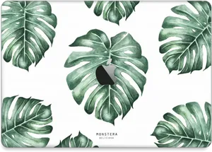 Monstera Deliciosa Pattern PNG image