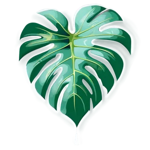 Monstera Leaf Pattern Png 23 PNG image