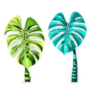 Monstera Leaf With Texture PNG Ydp67 PNG