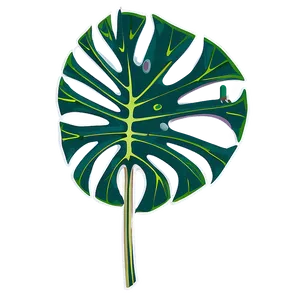 Monstera Outline Graphic PNG 05232024