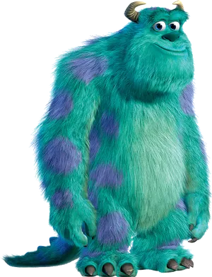 Monsters Inc Sulley Standing PNG image