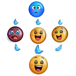 Mood Blue Emoji PNG Compilation 74