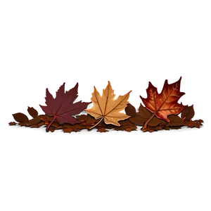 Moody Fallen Leaves Scene PNG 06292024