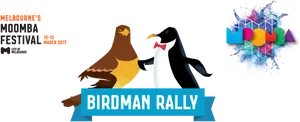 Moomba Festival Birdman Rally Banner PNG image