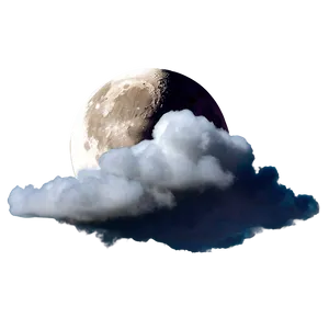 Moon And Cloud Png 04302024 PNG image