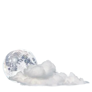 Moon And Cloud PNG 04302024