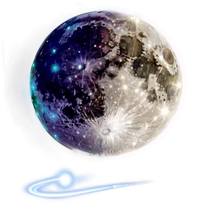 Moon And Cosmos Transparent PNG Fdr34 PNG