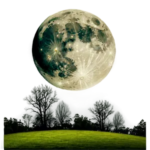 Moon And Night Landscape Transparent PNG Ffv71 PNG