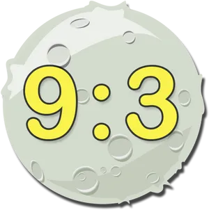 Moon Clock Icon93