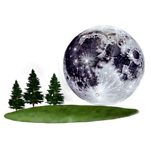 Moon Illuminated Path PNG Hel PNG