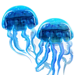 Moon Jelly In Dreamy Seascape PNG 78