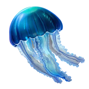 Moon Jelly In Dreamy Seascape PNG Qpt78 PNG